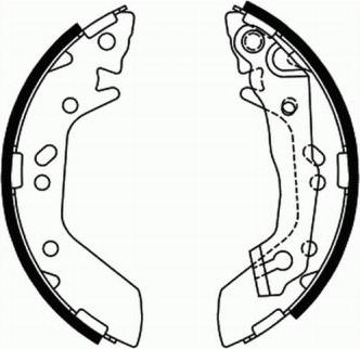 ABE C00515ABE - Brake Shoe Set parts5.com