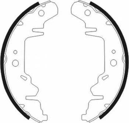 ABE C00318ABE - Brake Shoe Set www.parts5.com