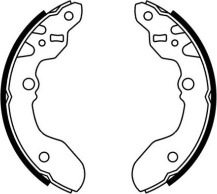 ABE C08015ABE - Brake Shoe Set www.parts5.com