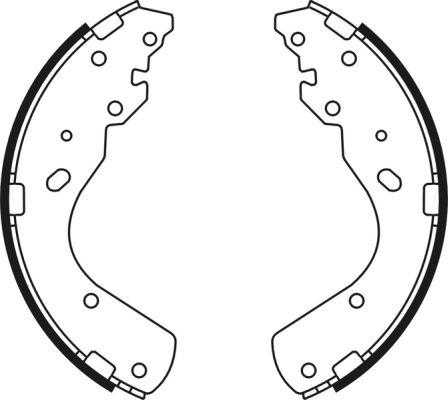 ABE C03044ABE - Piduriklotside komplekt www.parts5.com