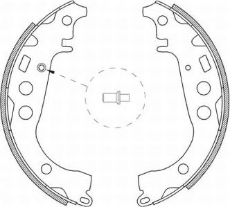 ABE C02059ABE - Brake Shoe Set www.parts5.com