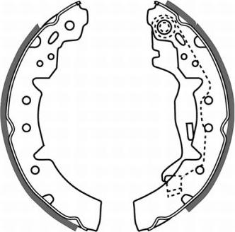 ABE C02063ABE - Brake Shoe Set www.parts5.com