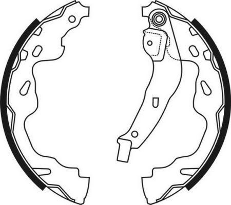 ABE C02074ABE - Brake Shoe Set www.parts5.com