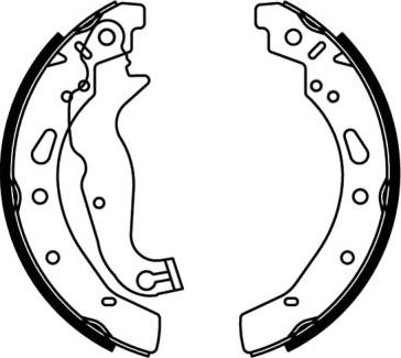 ABE C0G055ABE - Brake Shoe Set www.parts5.com