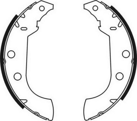 ABE C0P008ABE - Brake Shoe Set www.parts5.com