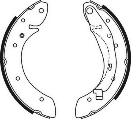 ABE C0R030ABE - Brake Shoe Set www.parts5.com