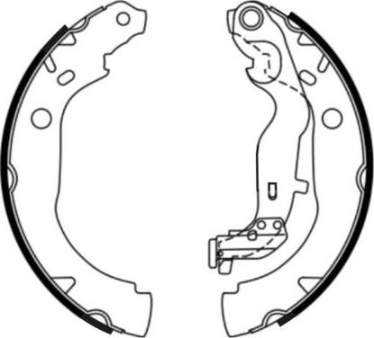 ABE C0R033ABE - Brake Shoe Set www.parts5.com