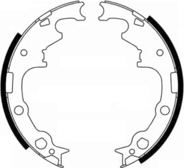 ABE C0Y003ABE - Brake Shoe Set www.parts5.com