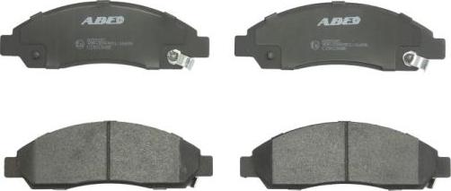 ABE C19013ABE - Brake Pad Set, disc brake www.parts5.com