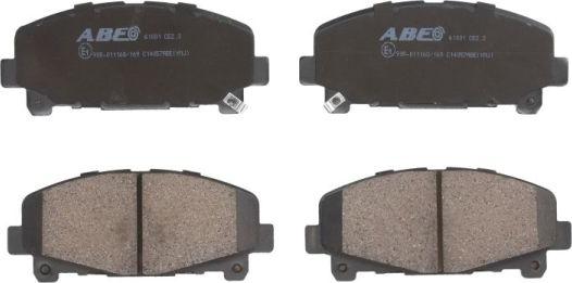 ABE C14057ABE - Тормозные колодки, дисковые, комплект www.parts5.com