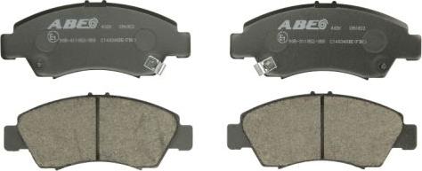 ABE C14034ABE - Brake Pad Set, disc brake www.parts5.com