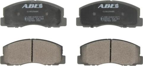 ABE C15025ABE - Brake Pad Set, disc brake www.parts5.com