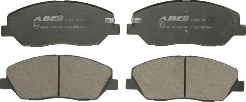 ABE C10521ABE - Set placute frana,frana disc www.parts5.com