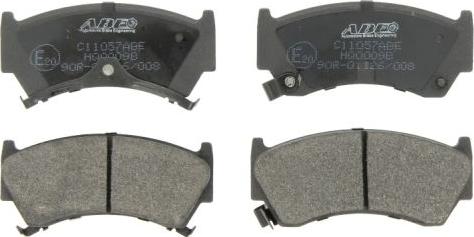 ABE C11057ABE - Brake Pad Set, disc brake parts5.com