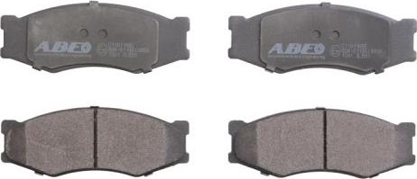 ABE C11011ABE - Brake Pad Set, disc brake www.parts5.com