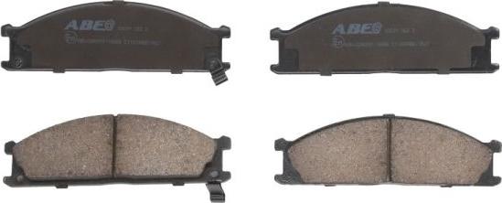 ABE C11039ABE - Brake Pad Set, disc brake parts5.com