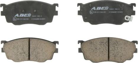 ABE C13046ABE - Тормозные колодки, дисковые, комплект www.parts5.com