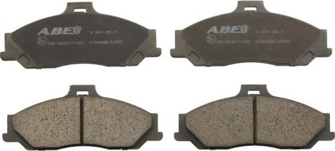 ABE C13048ABE - Тормозные колодки, дисковые, комплект www.parts5.com