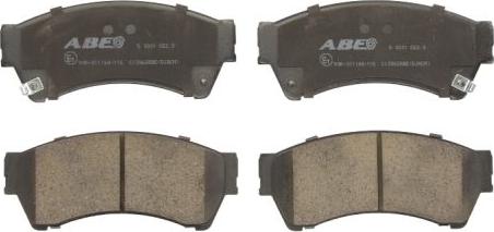 ABE C13062ABE - Brake Pad Set, disc brake www.parts5.com