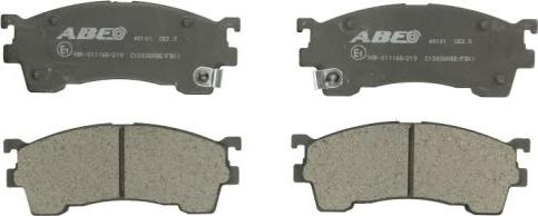 ABE C13038ABE - Set placute frana,frana disc www.parts5.com