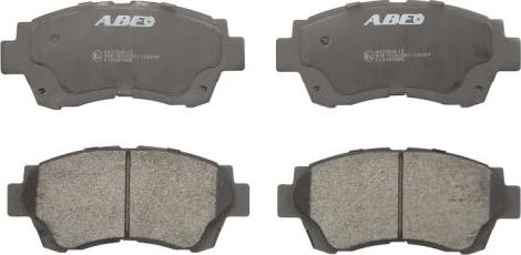 ABE C12060ABE - Тормозные колодки, дисковые, комплект www.parts5.com