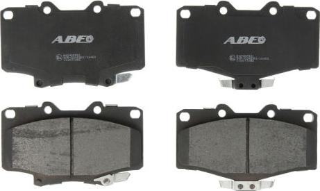 ABE C12071ABE - Комплект спирачно феродо, дискови спирачки www.parts5.com