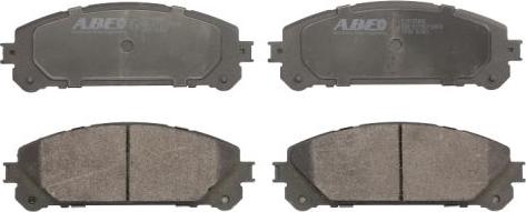 ABE C12135ABE - Brake Pad Set, disc brake parts5.com