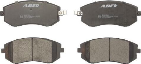 ABE C17013ABE - Brake Pad Set, disc brake www.parts5.com