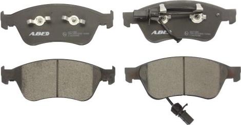 ABE C1A044ABE - Brake Pad Set, disc brake parts5.com