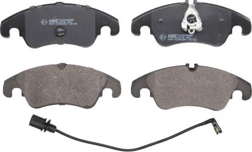 ABE C1A045ABE - Brake Pad Set, disc brake www.parts5.com