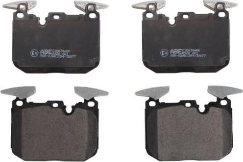 ABE C1B034ABE - Brake Pad Set, disc brake www.parts5.com