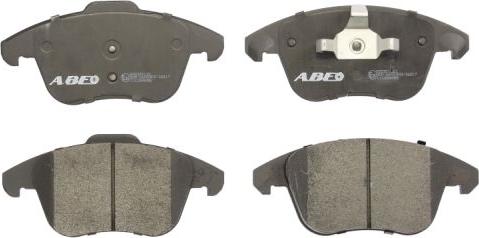 ABE C1C058ABE - Тормозные колодки, дисковые, комплект www.parts5.com