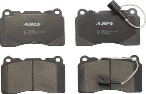 ABE C1D024ABE - Тормозные колодки, дисковые, комплект www.parts5.com