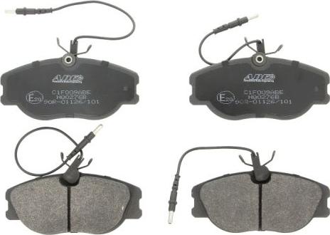 ABE C1F009ABE - Brake Pad Set, disc brake www.parts5.com