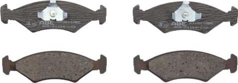 ABE C1G001ABE - Brake Pad Set, disc brake parts5.com