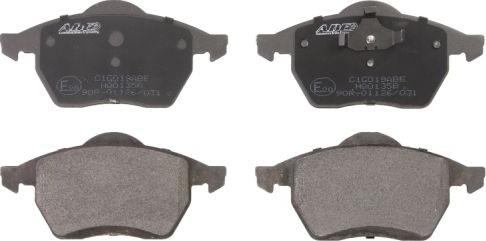 ABE C1G019ABE - Brake Pad Set, disc brake parts5.com