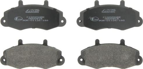 ABE C1G020ABE - Brake Pad Set, disc brake parts5.com