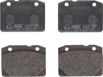 ABE C1L003ABE - Brake Pad Set, disc brake www.parts5.com