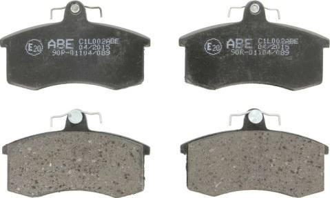 ABE C1L002ABE - Set placute frana,frana disc www.parts5.com