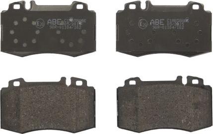 ABE C1M058ABE - Brake Pad Set, disc brake www.parts5.com