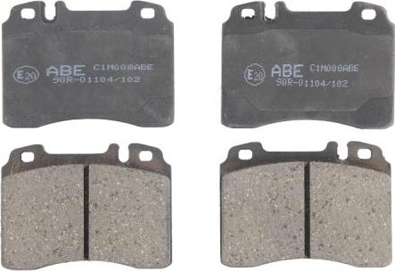 ABE C1M008ABE - Brake Pad Set, disc brake www.parts5.com