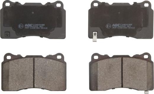 ABE C1N000ABE - Brake Pad Set, disc brake www.parts5.com