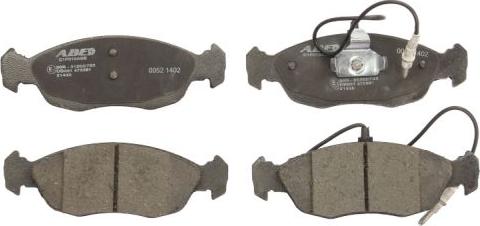 ABE C1P019ABE - Brake Pad Set, disc brake parts5.com