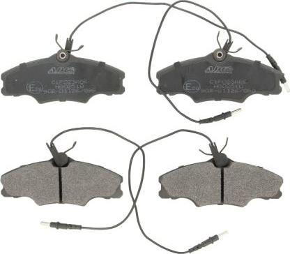 ABE C1P023ABE - Brake Pad Set, disc brake www.parts5.com