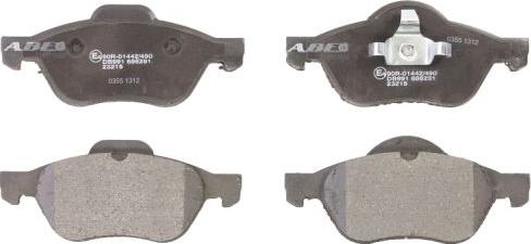 ABE C1R019ABE - Set placute frana,frana disc www.parts5.com