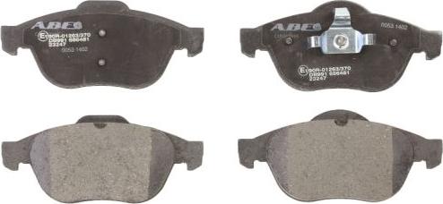 ABE C1R020ABE - Brake Pad Set, disc brake www.parts5.com