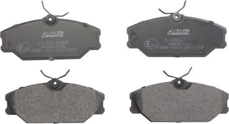 ABE C1R023ABE - Brake Pad Set, disc brake www.parts5.com