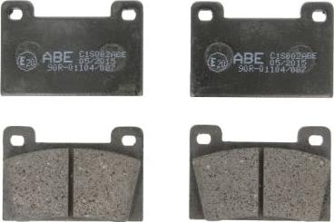 ABE C1S002ABE - Brake Pad Set, disc brake www.parts5.com