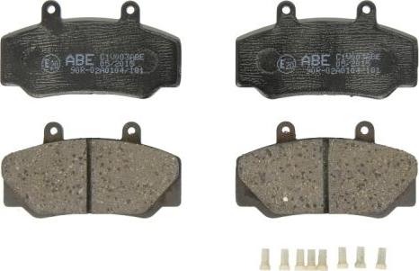 ABE C1V003ABE - Set placute frana,frana disc www.parts5.com