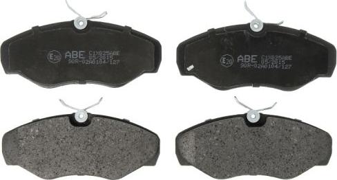 ABE C1X025ABE - Bremsbelagsatz, Scheibenbremse www.parts5.com